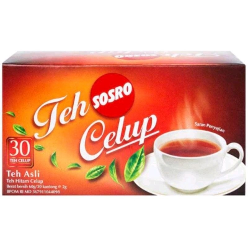 

Teh sosro celup 15 / 30 sachet