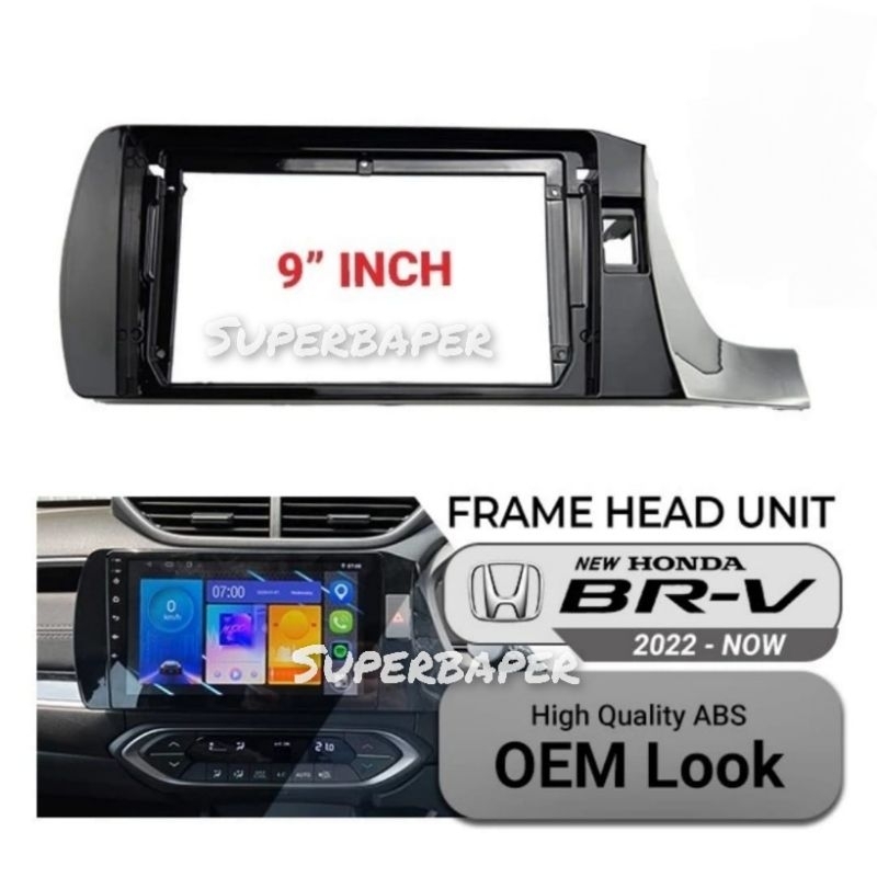 Frame Headunit 9 inch HONDA ALL NEW BRV 2022