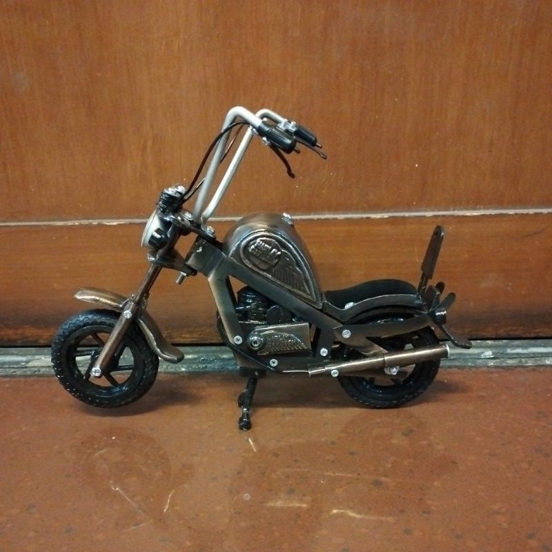 diecast miniatur sepeda motor harley davidson A