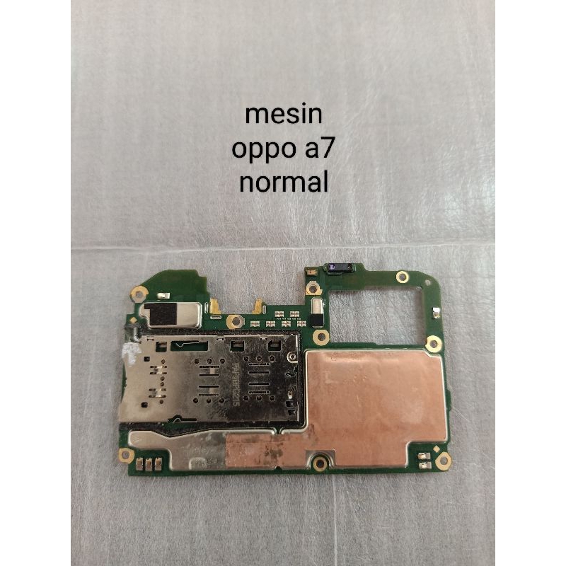 mesin copotan Oppo A7 mesin normal