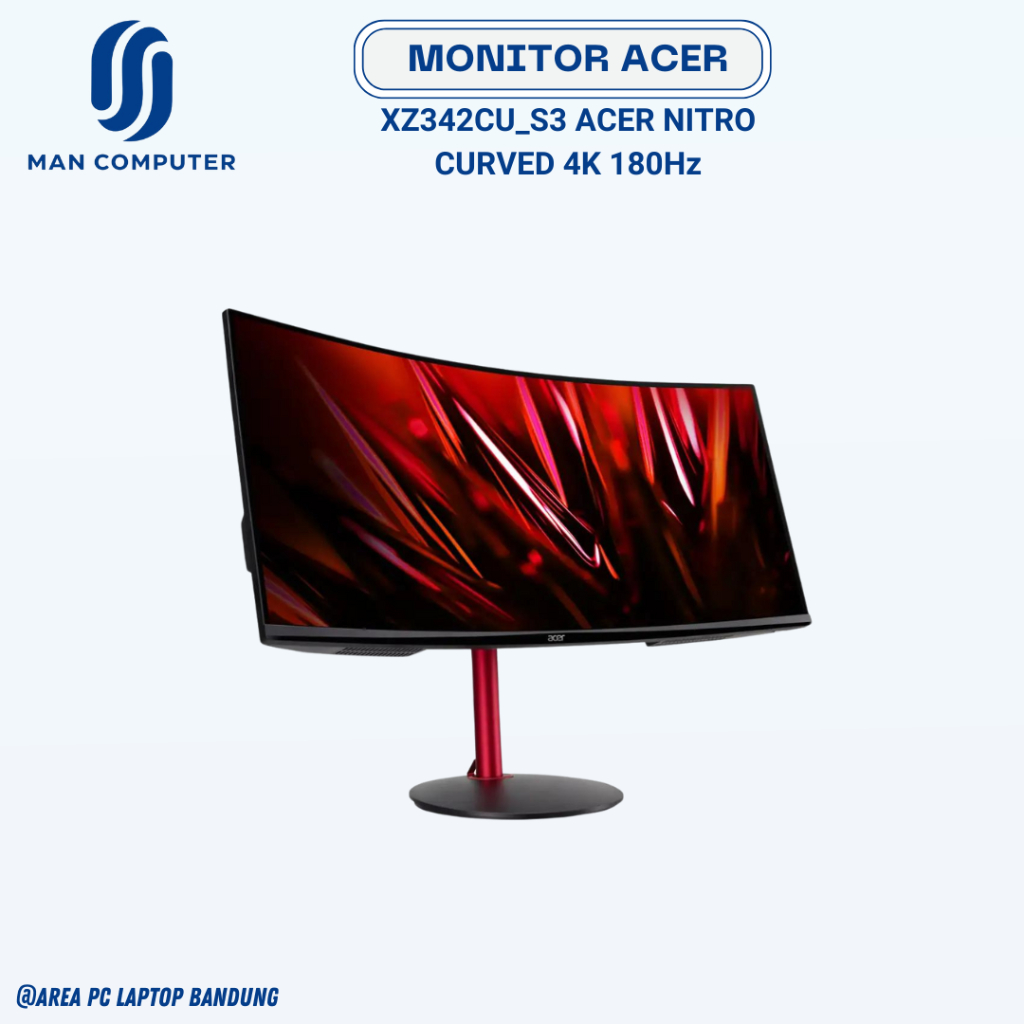 Monitor 34Inch Acer Nitro XZ342CU_S3 | Curved 4K 180Hz