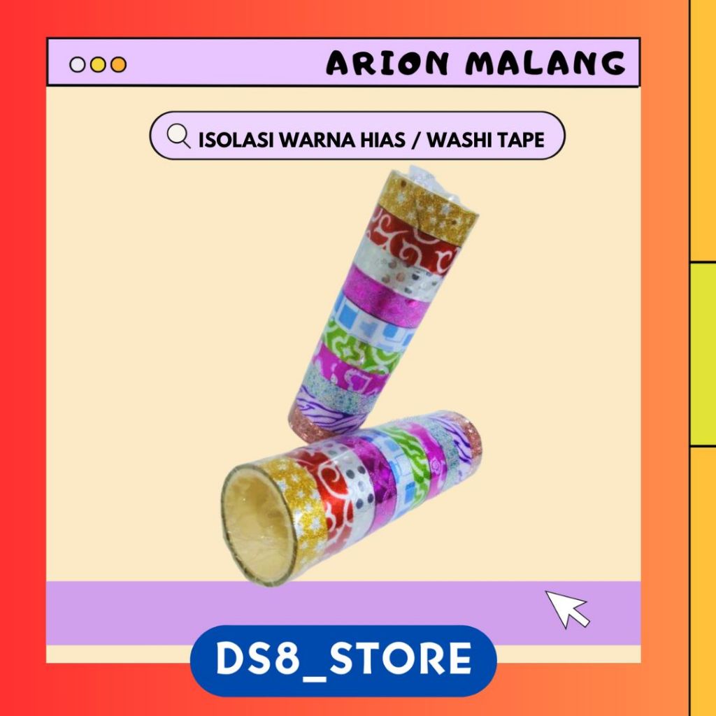 

Isolasi Warna Hias / Washi Tape
