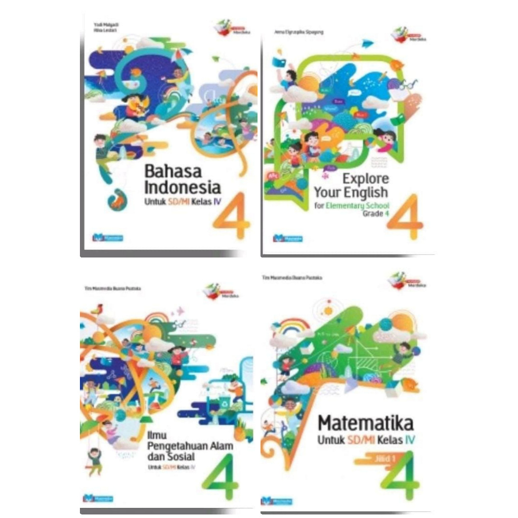 BUKU PAKET KELAS 4 SD KURIKULUM MERDEKA PENERBIT MASMEDIA