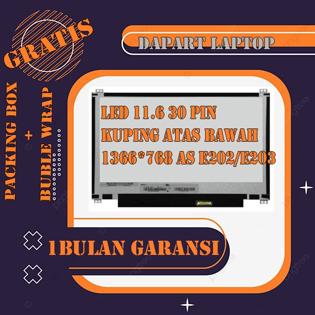 Layar Led Lcd Laptop Asus vivoBook E203mah E203 E203N E203M