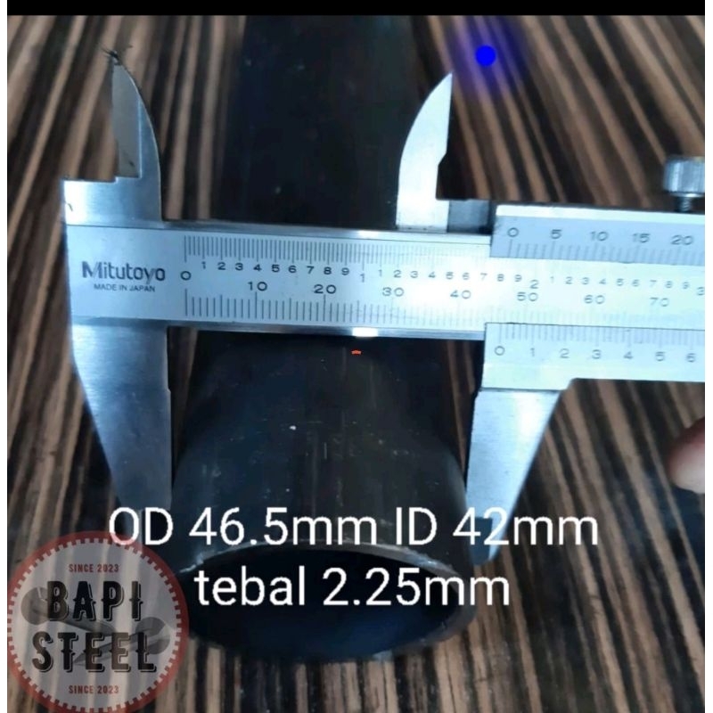 pipa besi seamless OD 46.5mm ID 42mm
