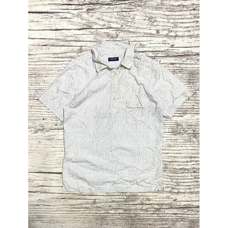 Kemeja blouse cewek wanita motif bunga vintage west win second