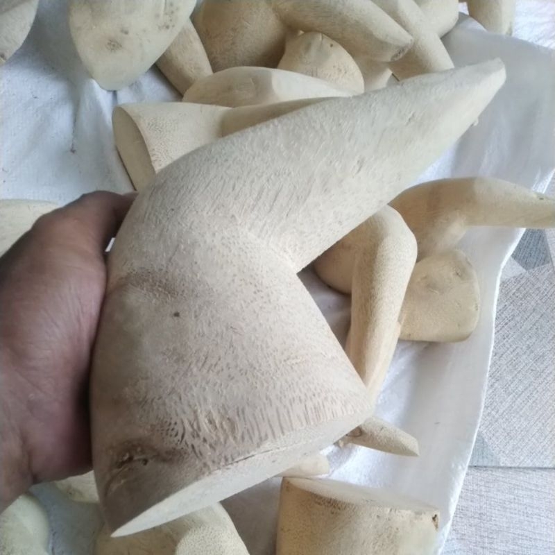 Ulekan bumbu dari Akar Bambu ukuran Besar diameter 9 cm sampai 10 cm