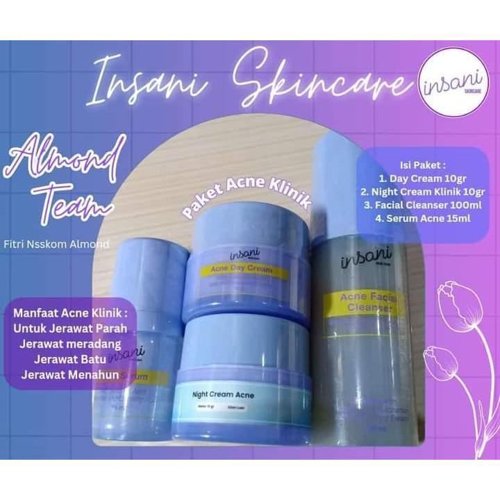 Paket Acne Klinik Insani Skincare - Insani Skincare Official Insani skincare, insani skincare BPOM, 