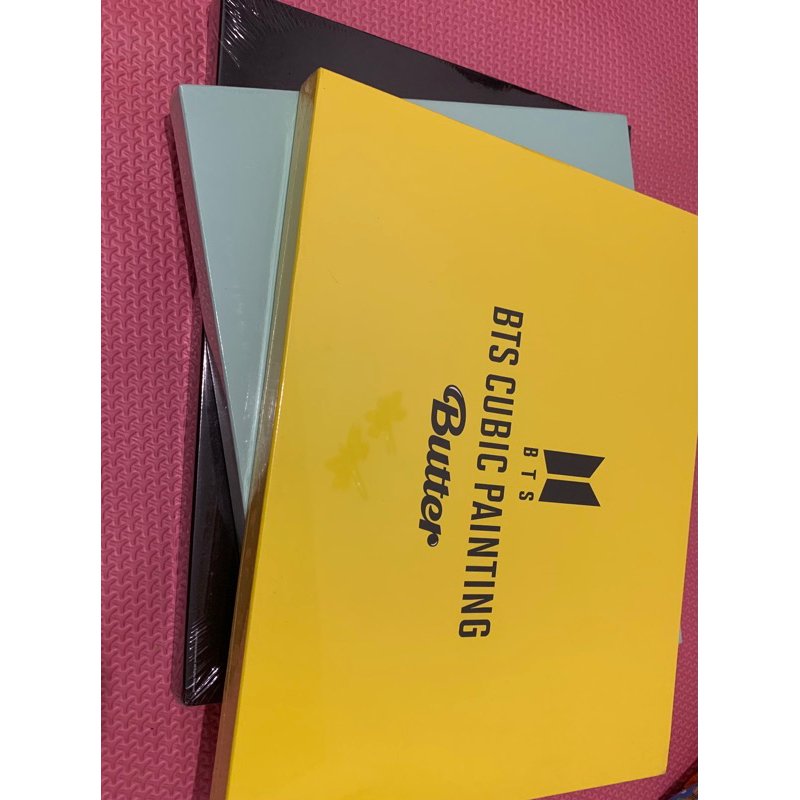 (CO Shopee Video) (READY STOCK) Official Cubic Painting BTS Suga Jungkook Taehyung V