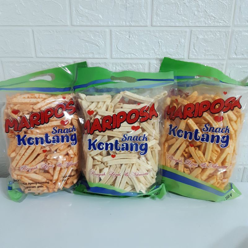 

Mariposa snack Kentang 250g 1 bungkus