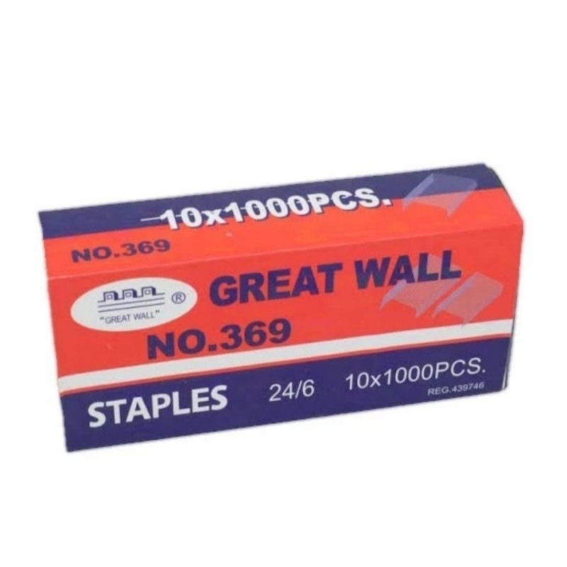 

Isi Staples/Stapler Besar Great Wall No. 369