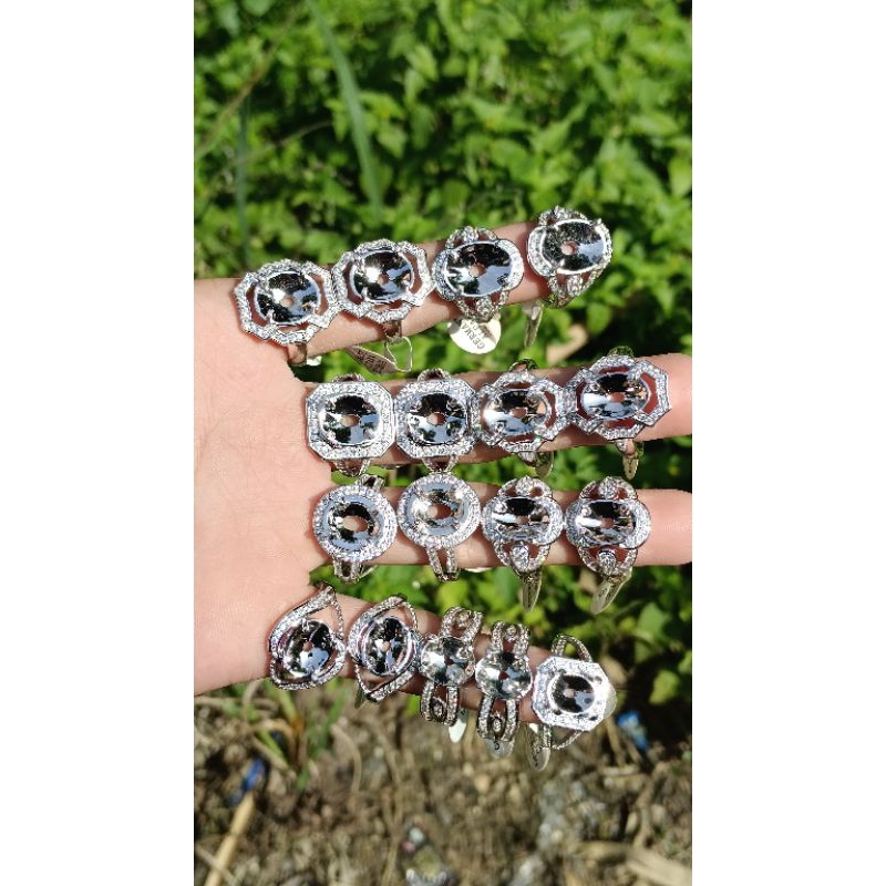 Ring cincin/emban alpaka super/germanium model cewek