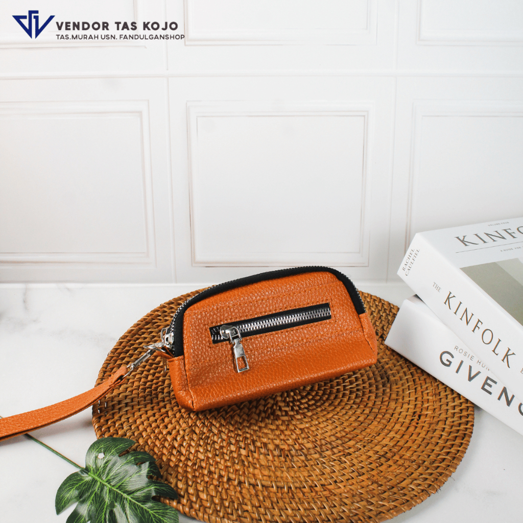 TAS MURAH - DOMPET MINI KECIL UNTUK IBU BERBELANJA BERBAHAN KULIT TEBAL IMPORT - COCOK DIISI RECEH, 