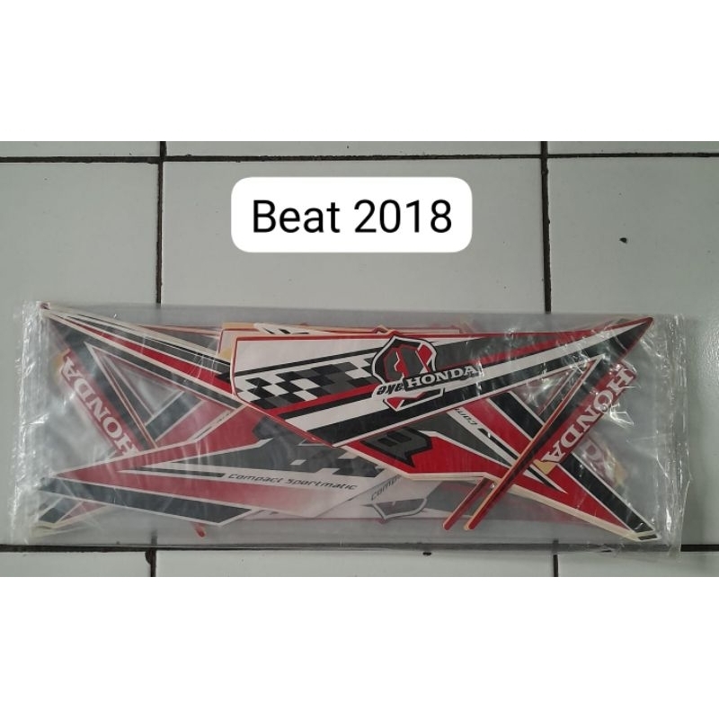 Stiker ori beat fi 2018 Striping Honda beat full body