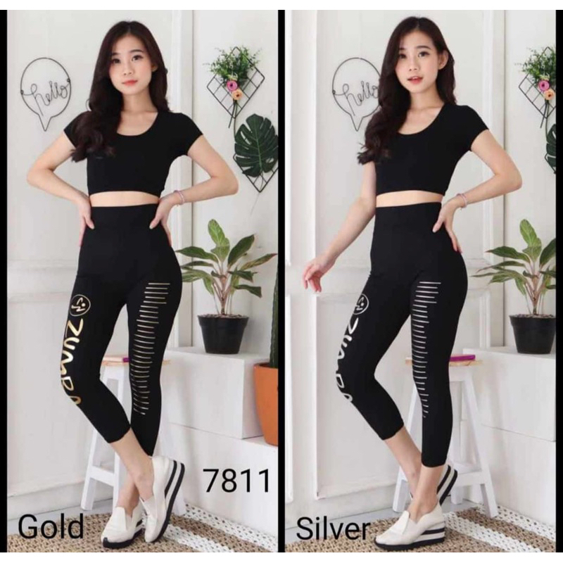 NEW LEGGING ZUMBA GARIS / LEGGING IMPORT / LEGGING WANITA