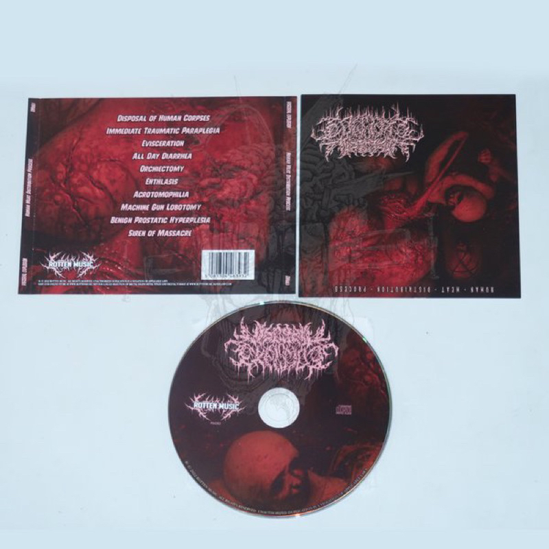 VISCERAL EXPLOSION human meat - CD IMPORT ORIGINAL