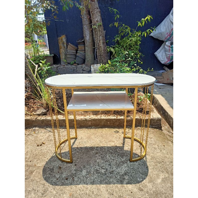 Meja Nailart Soraya / Meja Salon Kecantikan / 100x40x80 / 160x40x80