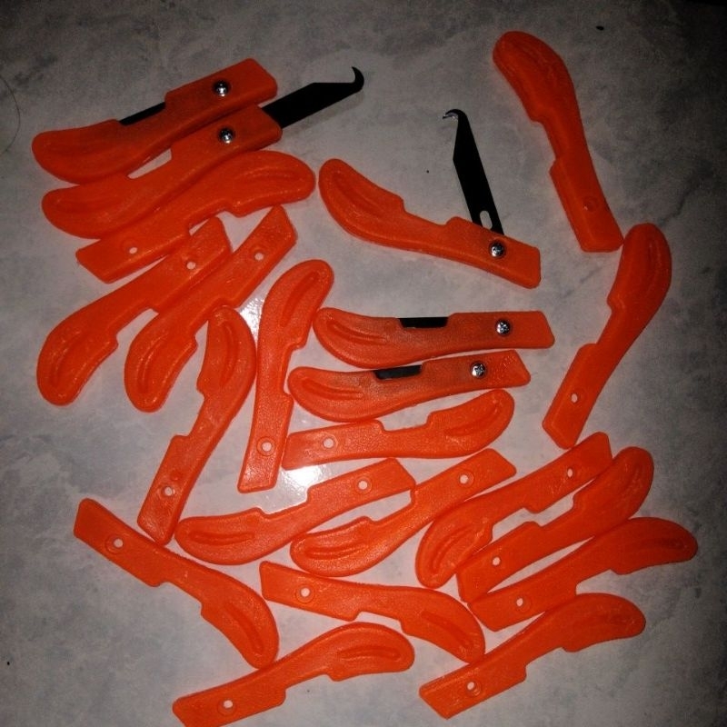 Gagang pisau kait textile bisa di lipat/pisau kait benang/gagang  plastik + pisauu harga 1pcs