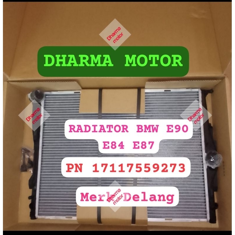 RADIATOR BMW E90 E87 E84 PN 17117559273  PRODUK AFTER MARKET MEREK DELANG BMW PART
