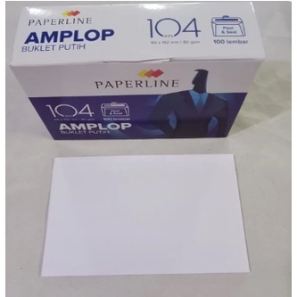 

Amplop Paperline 104 PPS 100 dan 50 Lembar Buklet Putih