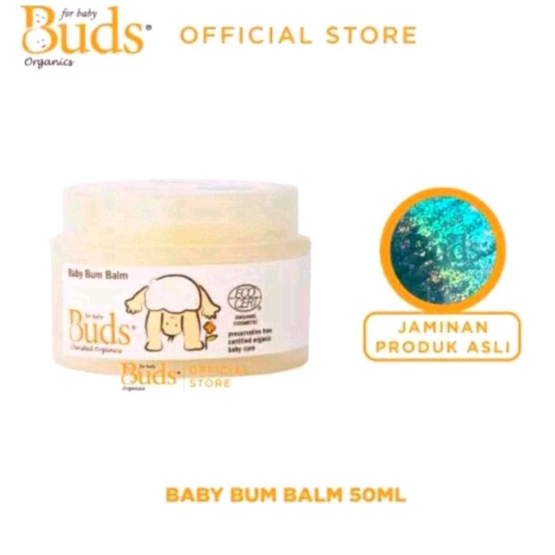 Buds Baby Bum Balm / Diaper Rash Cream / Cream Ruam Popok Bayi Baru lahir Balita Cowok Cewek