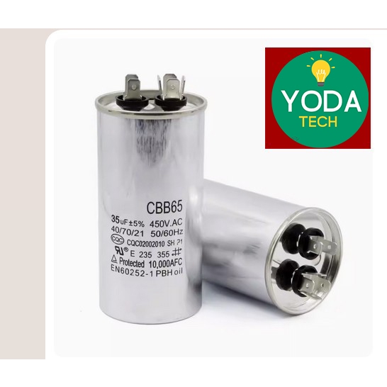 Capacitor/ Kapasitor CBB65 450V AC Air conditioning (7218)