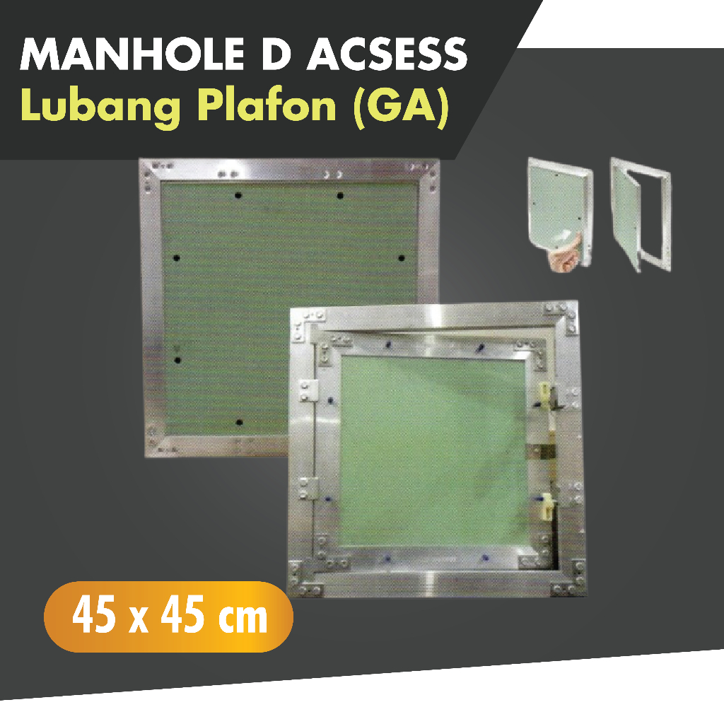 manhole / mainhole 450 x 450 mm / gypsum plafon wr 12 mm / d access GA
