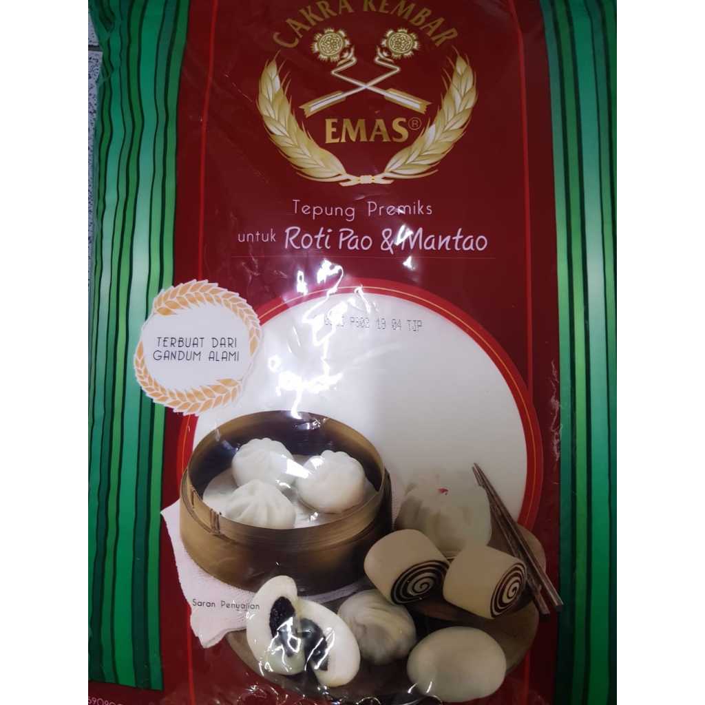 

Tepung Cakra Kembar Emas untuk Pao & Mantao 5KG