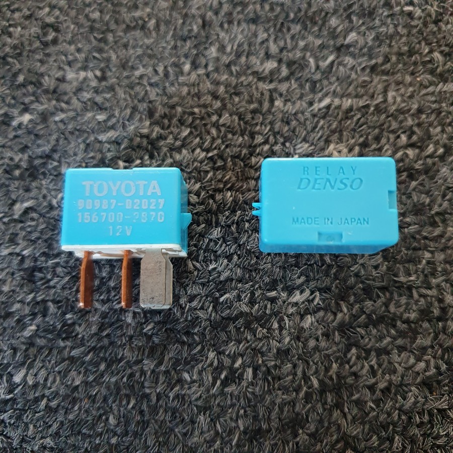 Relay Klakson Lampu AC Kipas Radiator Denso Original Toyota kaki 4 12v