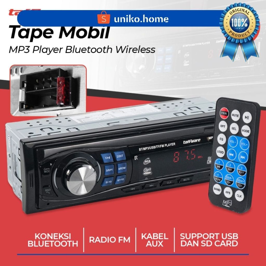 Tape mobil bluetooth Audio mobil Audio tape mobil Tape audio mobil Head unit tape mobil Audio tape m