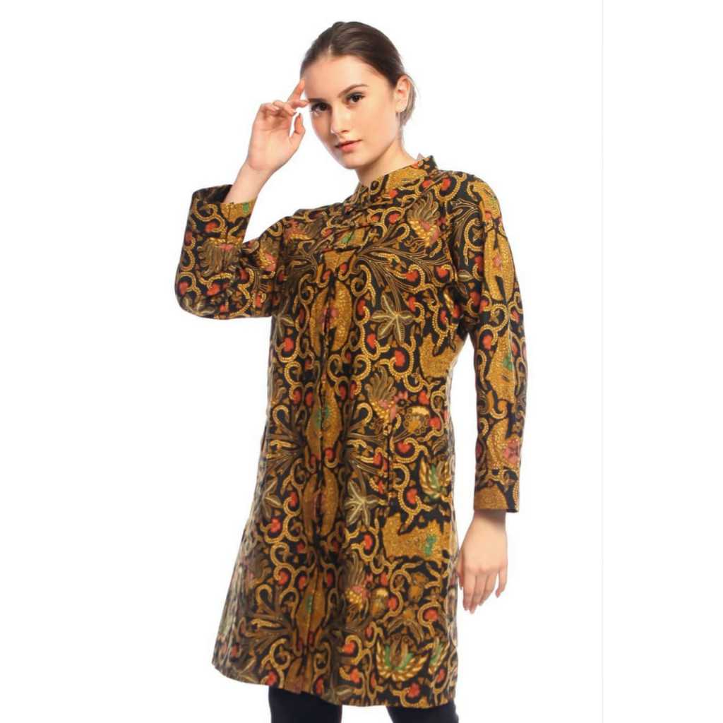 Atasan Batik Tulis Tunik Wanita Elegant SIDOLUHUR BATIK