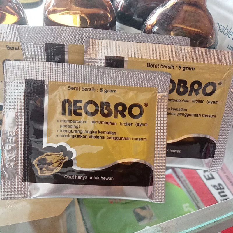 Neobro Obat ayam/ Neobro obat ayam 5g/ Neobro harga perbox