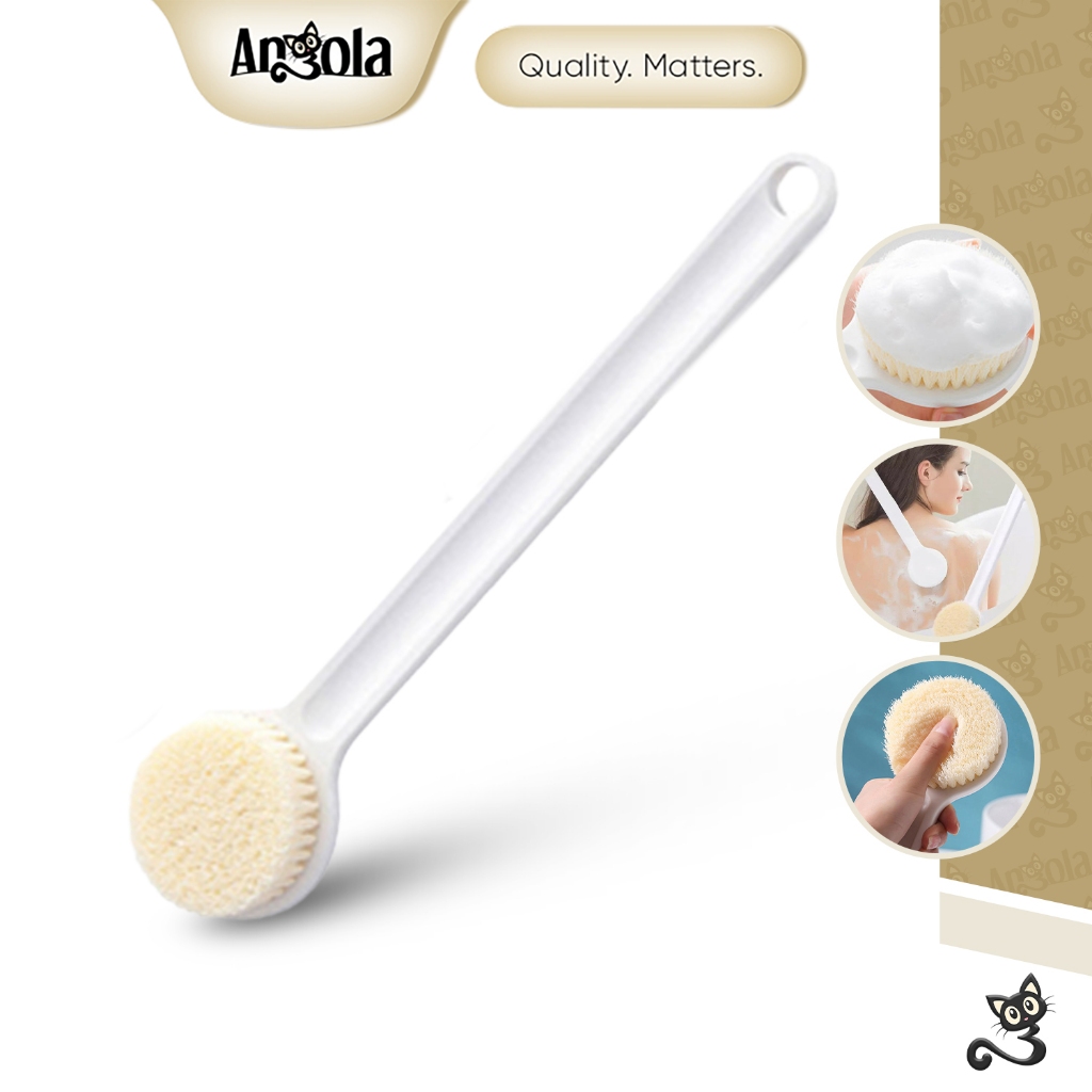 ANGOLA Sikat Punggung D52 Sikat Mandi Gosok Punggung Badan Brush Shower Puff