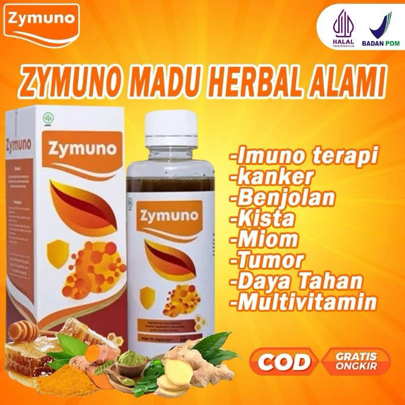 Zymuno Vitamin madu Herbal original sebagai imunoterapi