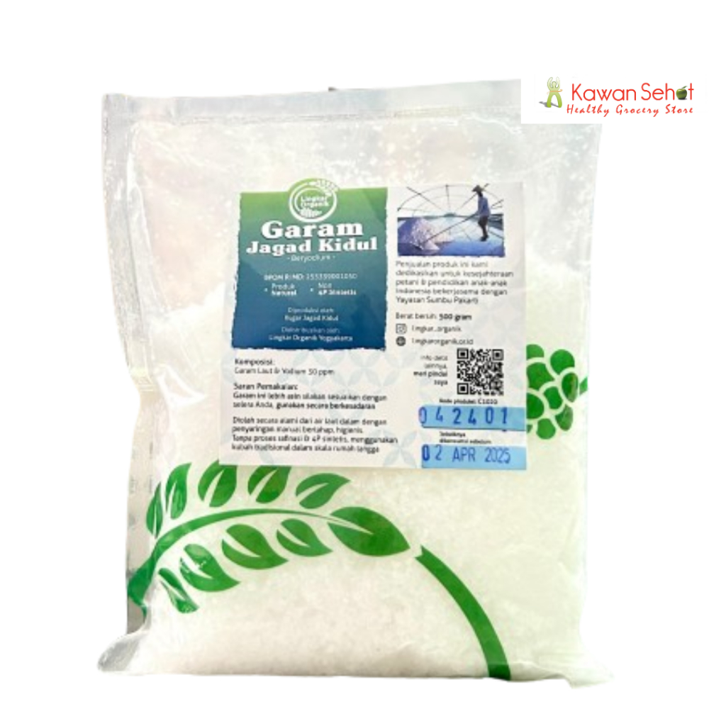 

Lingkar Organik Garam Jagad Kidul Beryodium 200gr