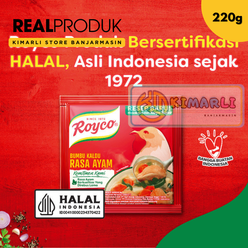 

Royco BUMBU KALDU Penyedap Makanan Penyedap Rasa AYAM Beryodium 220G