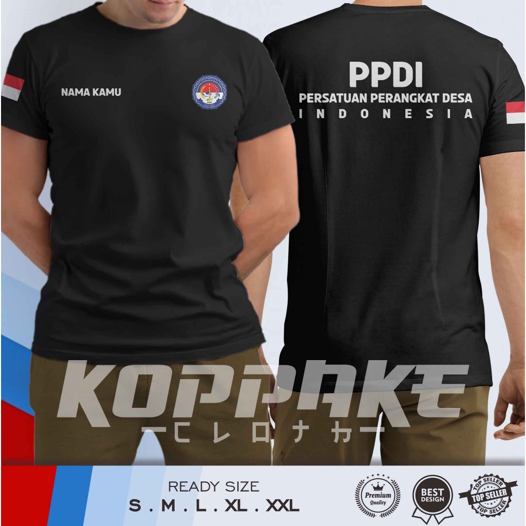 Kaos PPDI Persatuan Perangkat Desa Indonesia Gratis Nama Baju Distro