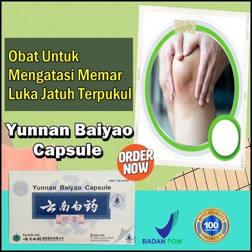 Yunnan baiyao kapsul luka dalam dan luar penyembuhan luka memar asli Menghilangkan nyeri, bengkak, m