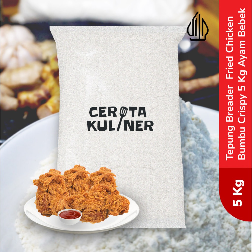 

Tepung Breader Fried Chicken Bumbu Crispy 5 Kg Siap Pakai