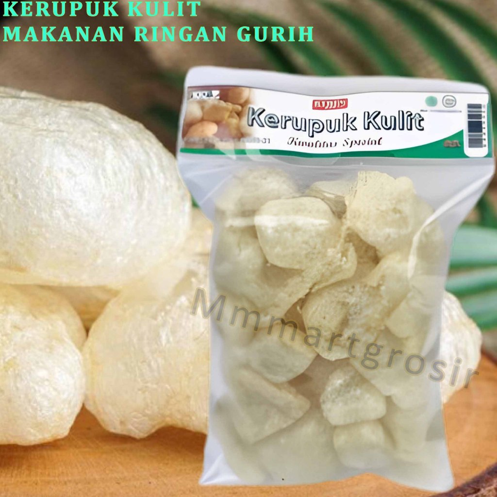 

Kerupuk Kulit / Makanan Ringan Gurih / Keruput Kulit Rasa Original / 47gr