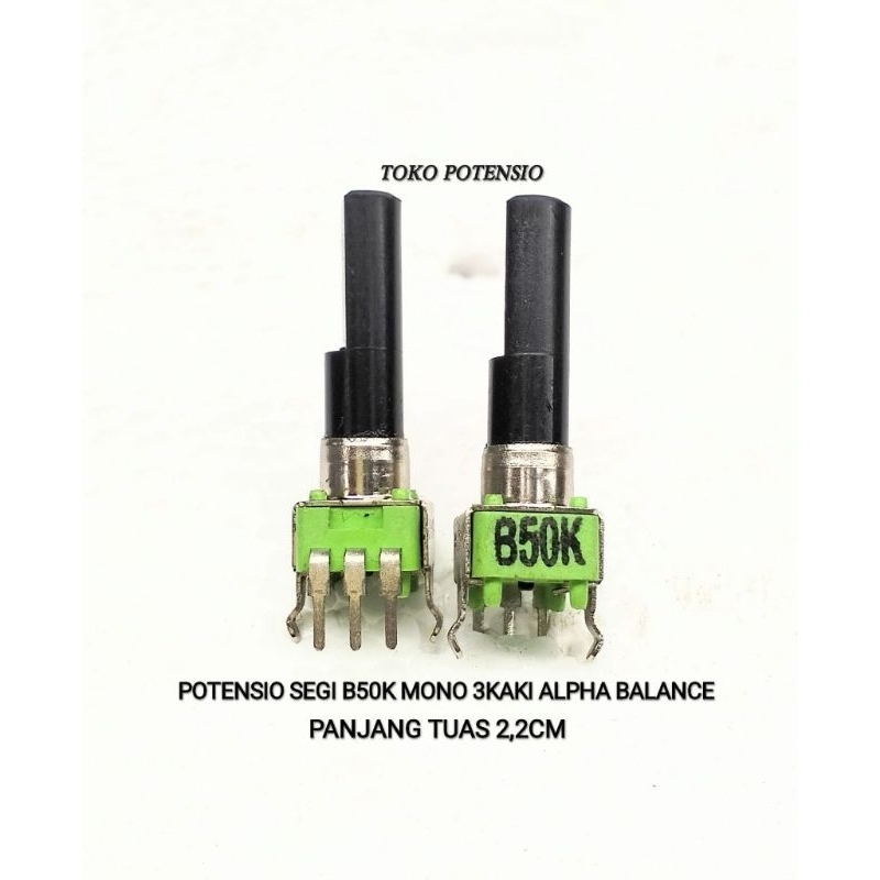 POTENSIO ALPHA B50K BALANCE SEGI 3KAKI MONO