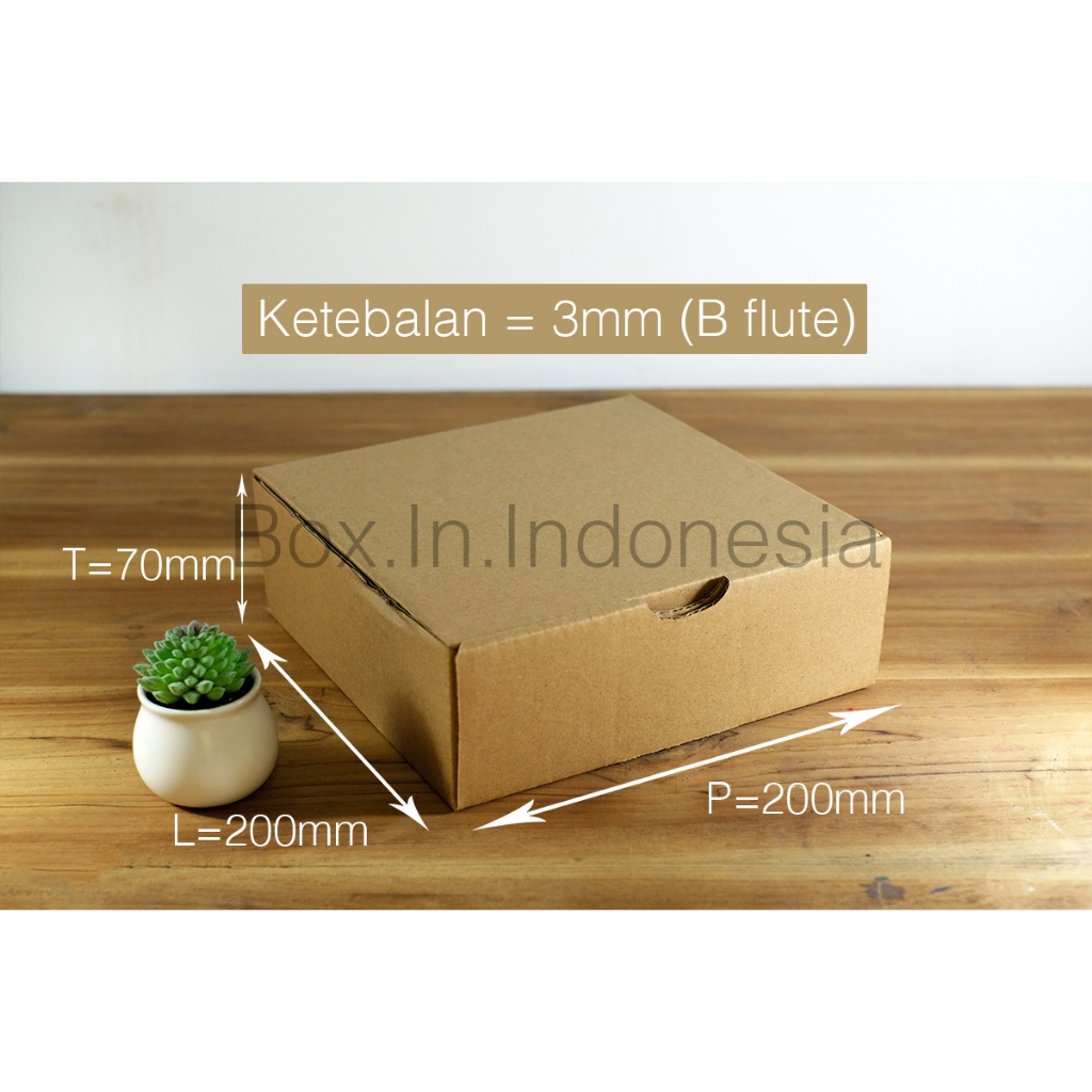 

(10 pcs) KARTON KARDUS BOX PIZZA DIE CUT 20x20x7 cm BARU POLOS