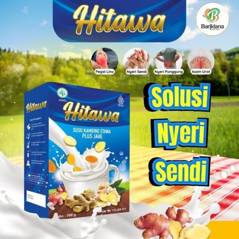 

HITAWA Susu Kambing Etawa Plus Herbal Jahe Kunyit Temulawak-200gr