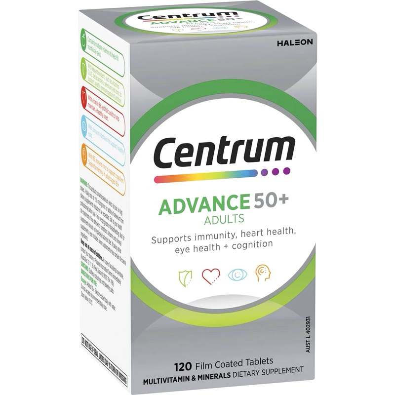 Centrum Advance 50+ 120 Tablets - Australia
