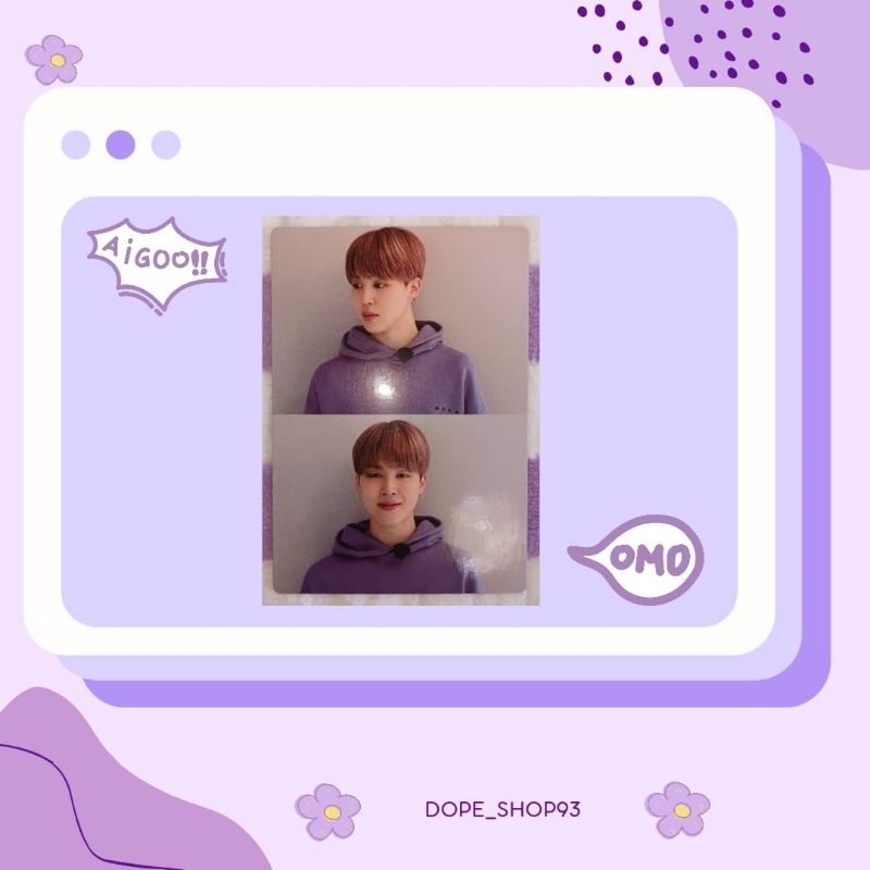 (Ready Stock) Official Photocard Jimin BTS Merch Box 3