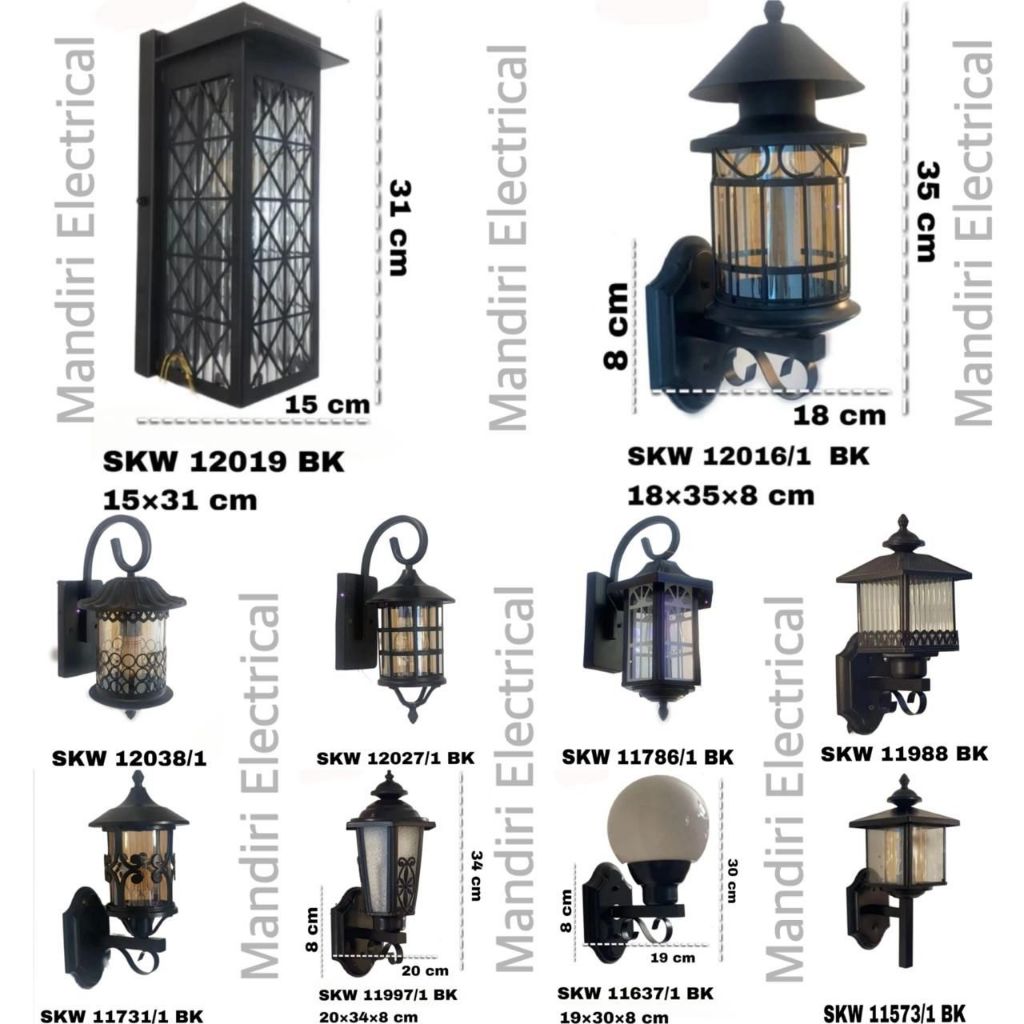 SKWwall lampu dinding lampu taman lampu dinding outdoor lampu dinding modern lampu teras minimalis d