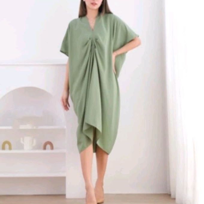 mada//Kaftan Crinkle Wanita Terbaru//Dress Kaftan Remaja-Dewasa  Kekinian//Gamis kaftan Remaja dewas