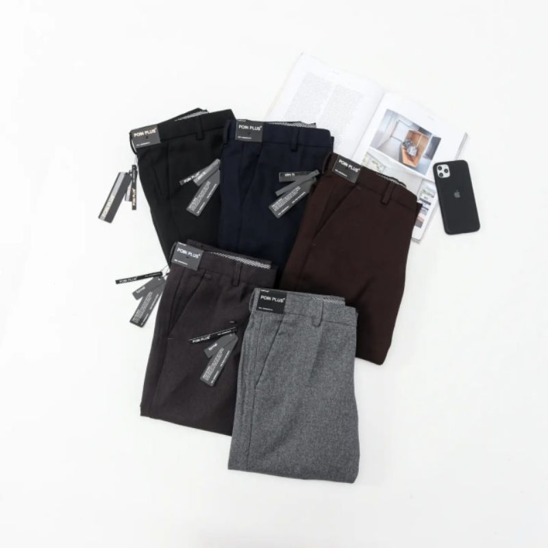 CELANA SLIMFIT PRIA//POIN PLUS//CELANA KANTOR