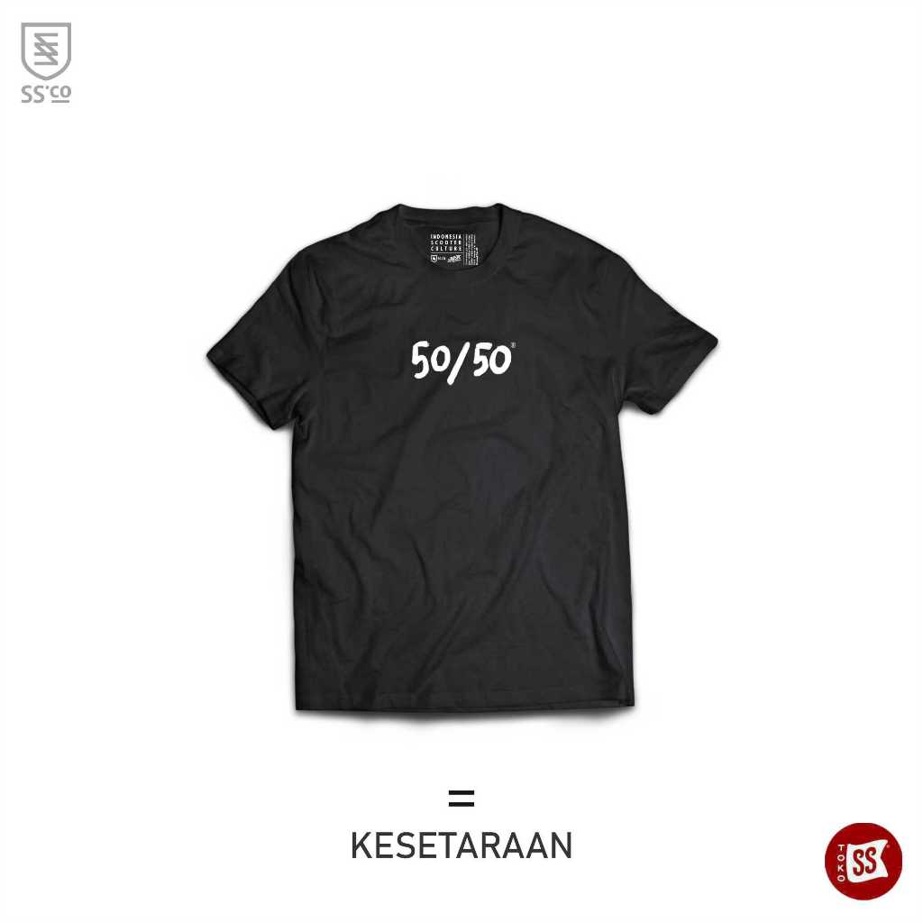 KAOS PRIAUNISEX VESPA SCOOTER CULTURE By RAVESPA || SOFT COMBED 24s || SS.CO MERCH “ KESETARAAN “