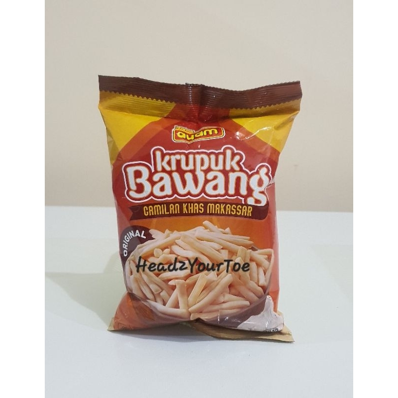 

Kerupuk Bawang Original 225gr Oleh-Oleh Khas Makassar